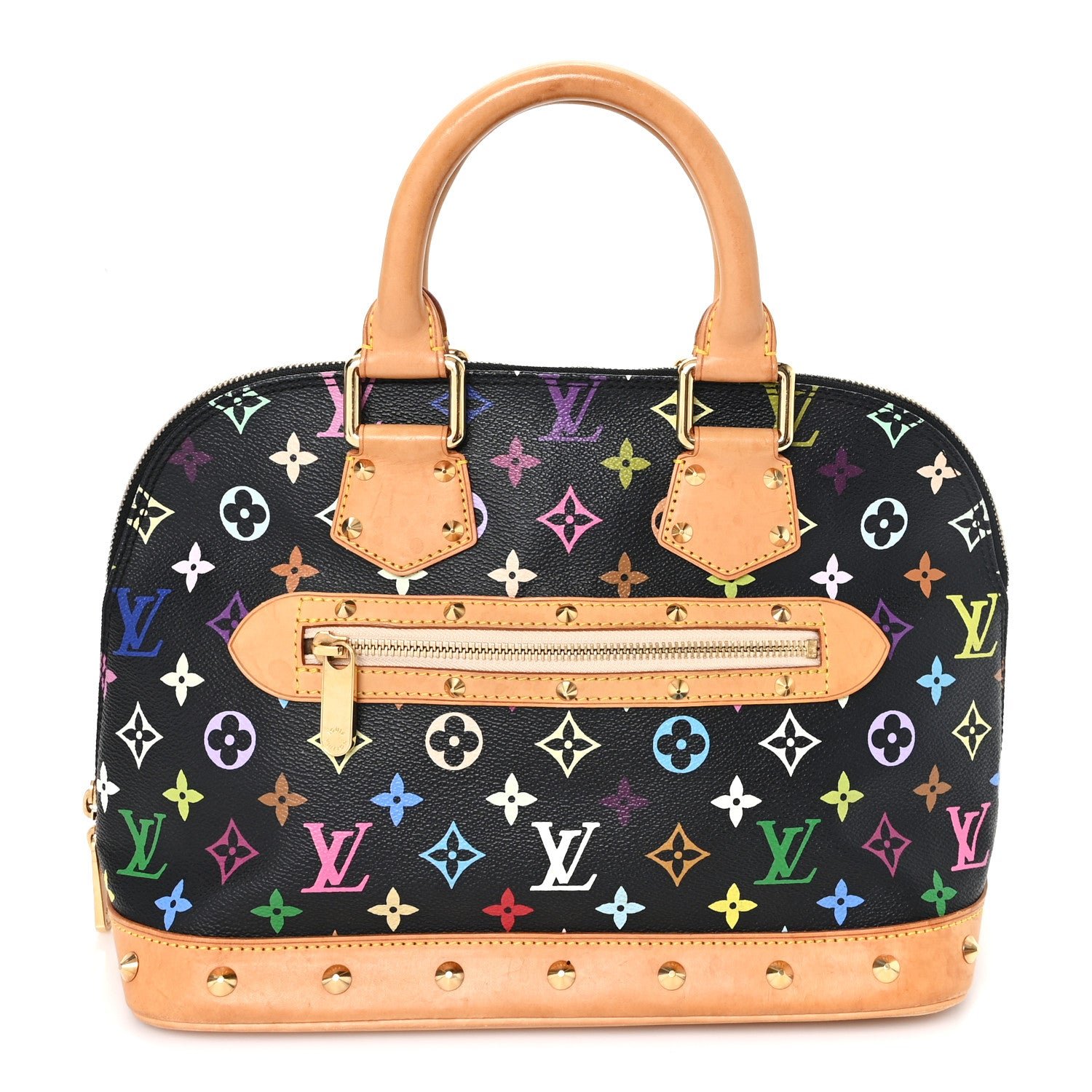 Louis Vuitton Monogram Multicolor Alma PM Black