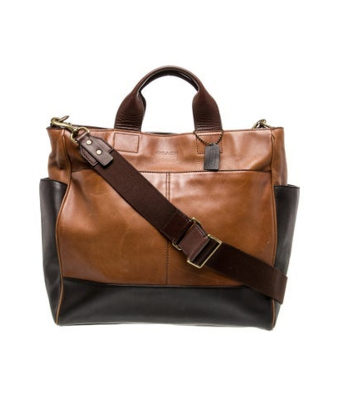 Coach Leather Messenger Bag