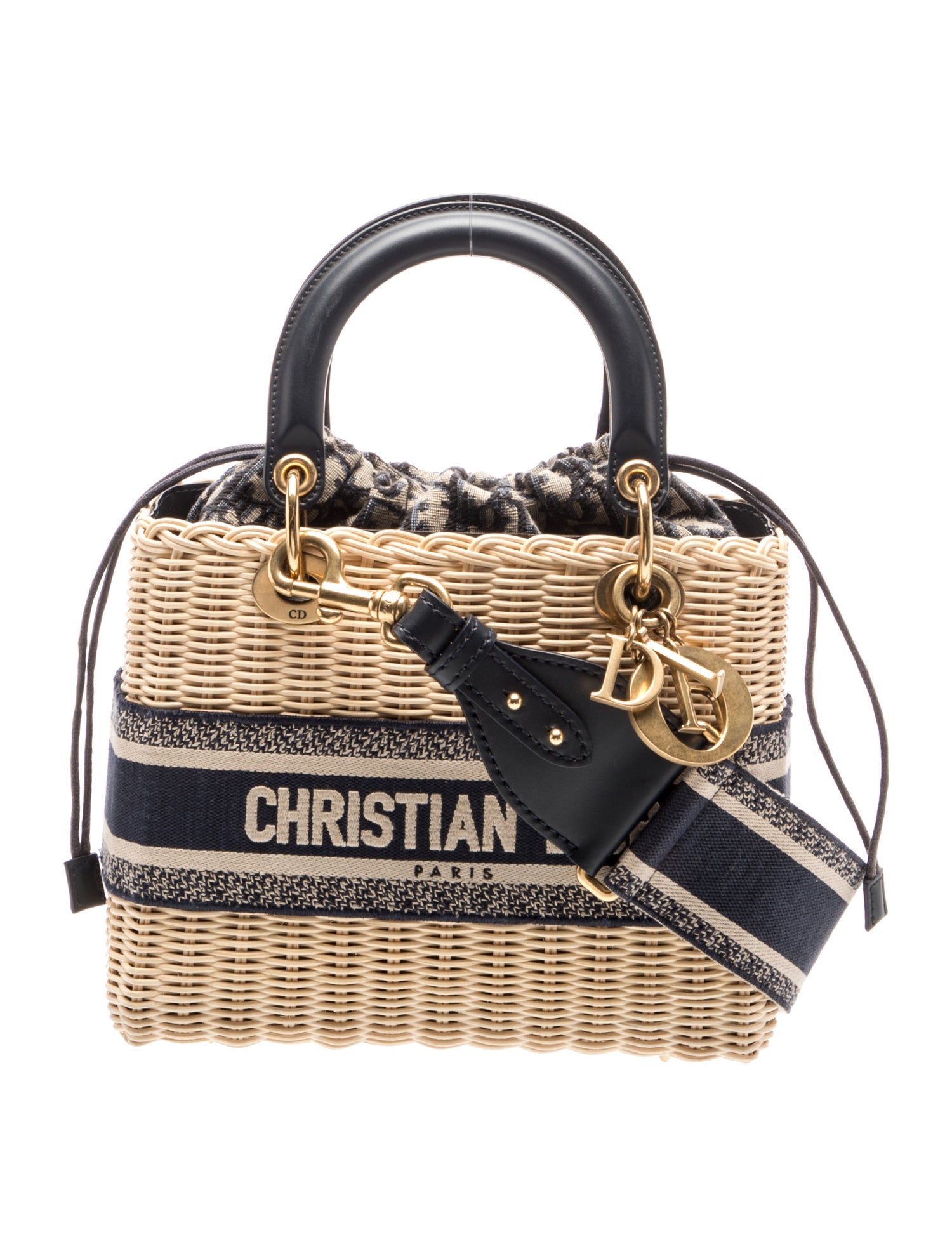 Oblique Jacquard Lady Dior Medium