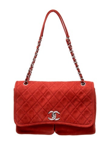 Large Natural Beauty Flap Bag