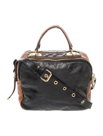Leather Top Handle Bag