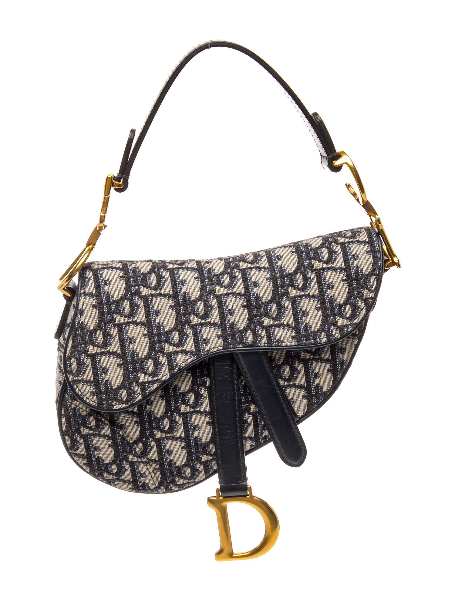 Oblique Jacquard Saddle Mini