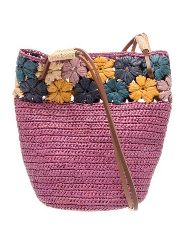 Straw Bucket Bag