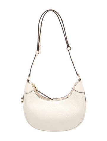 Embossed Leather Shoulder Bag