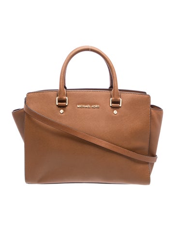Saffiano Leather Top Handle Bag