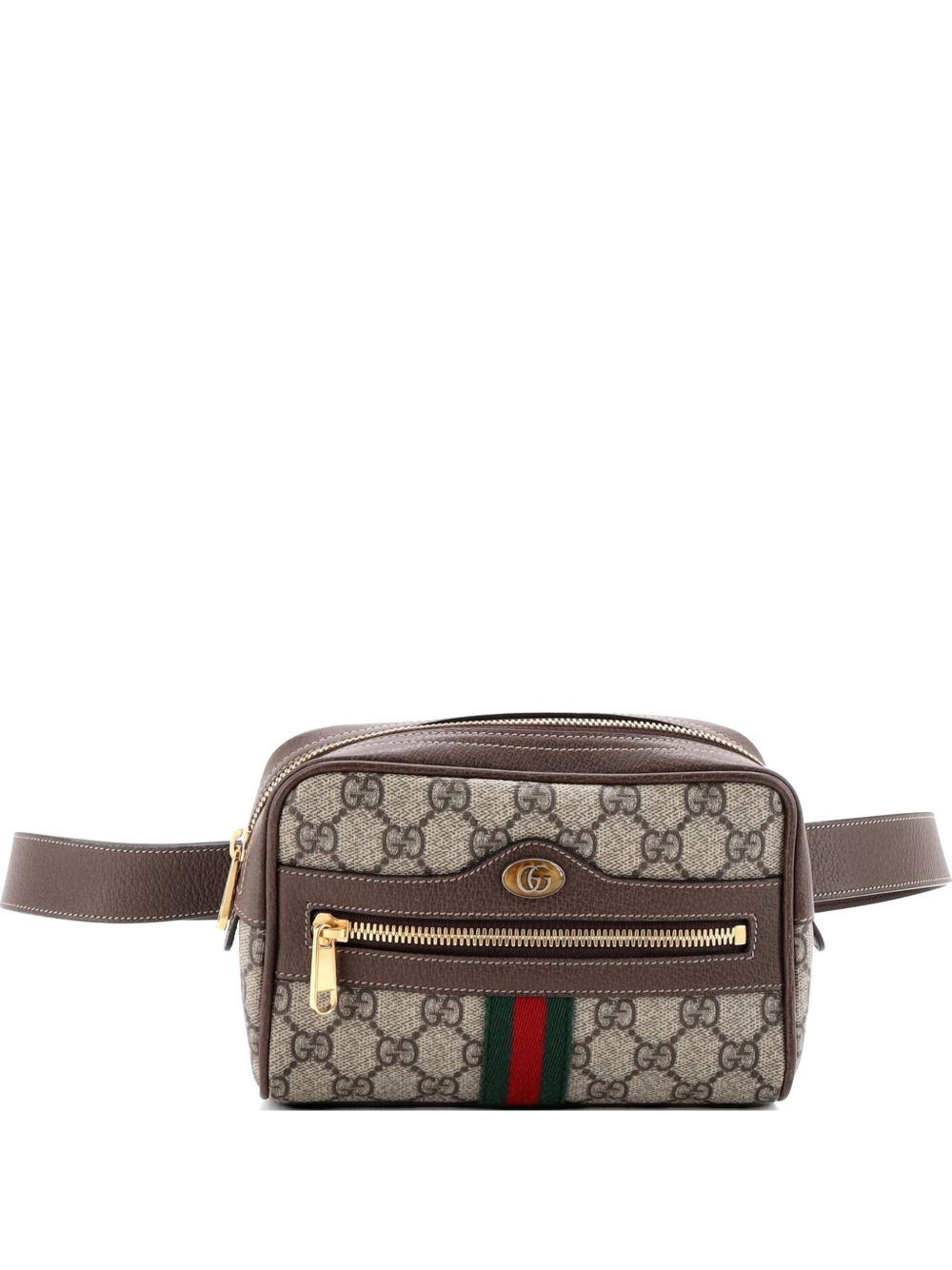 Ophidia GG Coated Canvas Small belt bag
