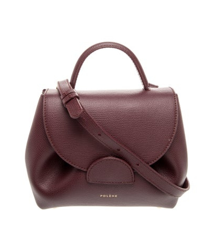 Polene Leather Shoulder Bag