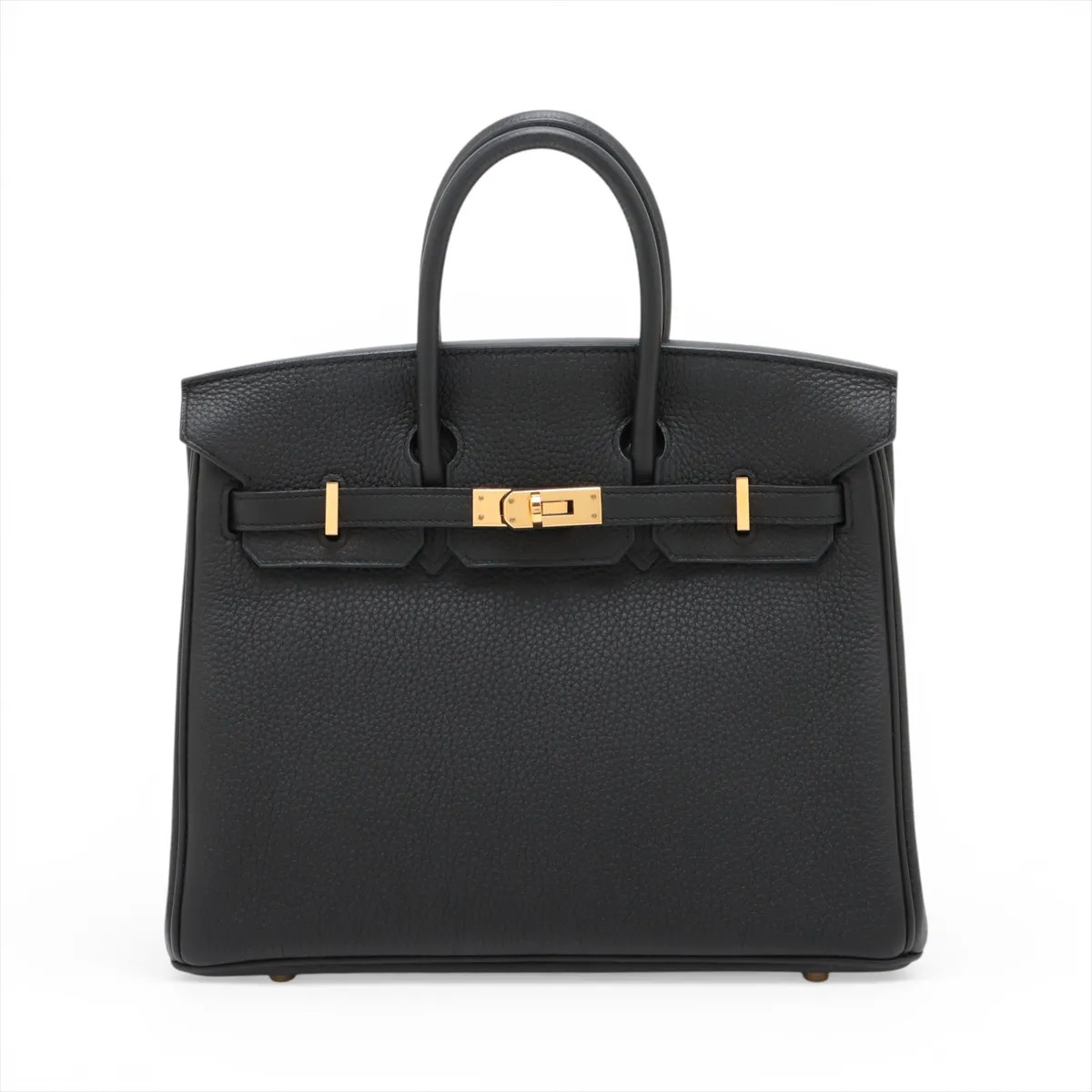 Hermès Birkin 25 Le Tournay Togo Black Gold Metal Fittings