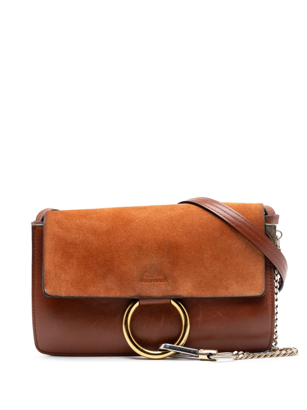 2020 Small Suede and Calfskin Faye crossbody bag