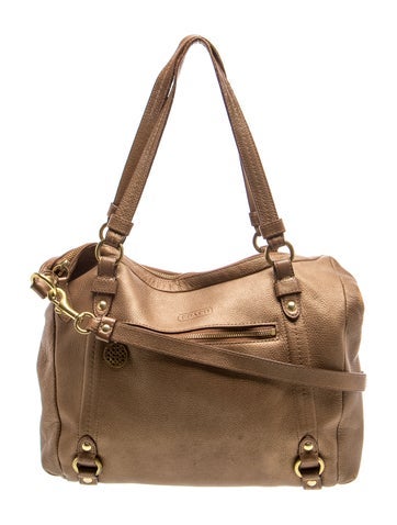 Leather Top Handle Bag