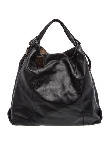 Leather Top Handle Bag