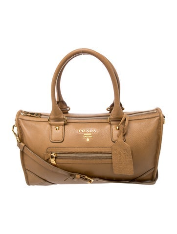 Vitello Daino Leather Top Handle Bag