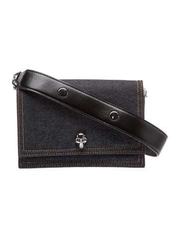 Alexander McQueen Denim Crossbody Bag