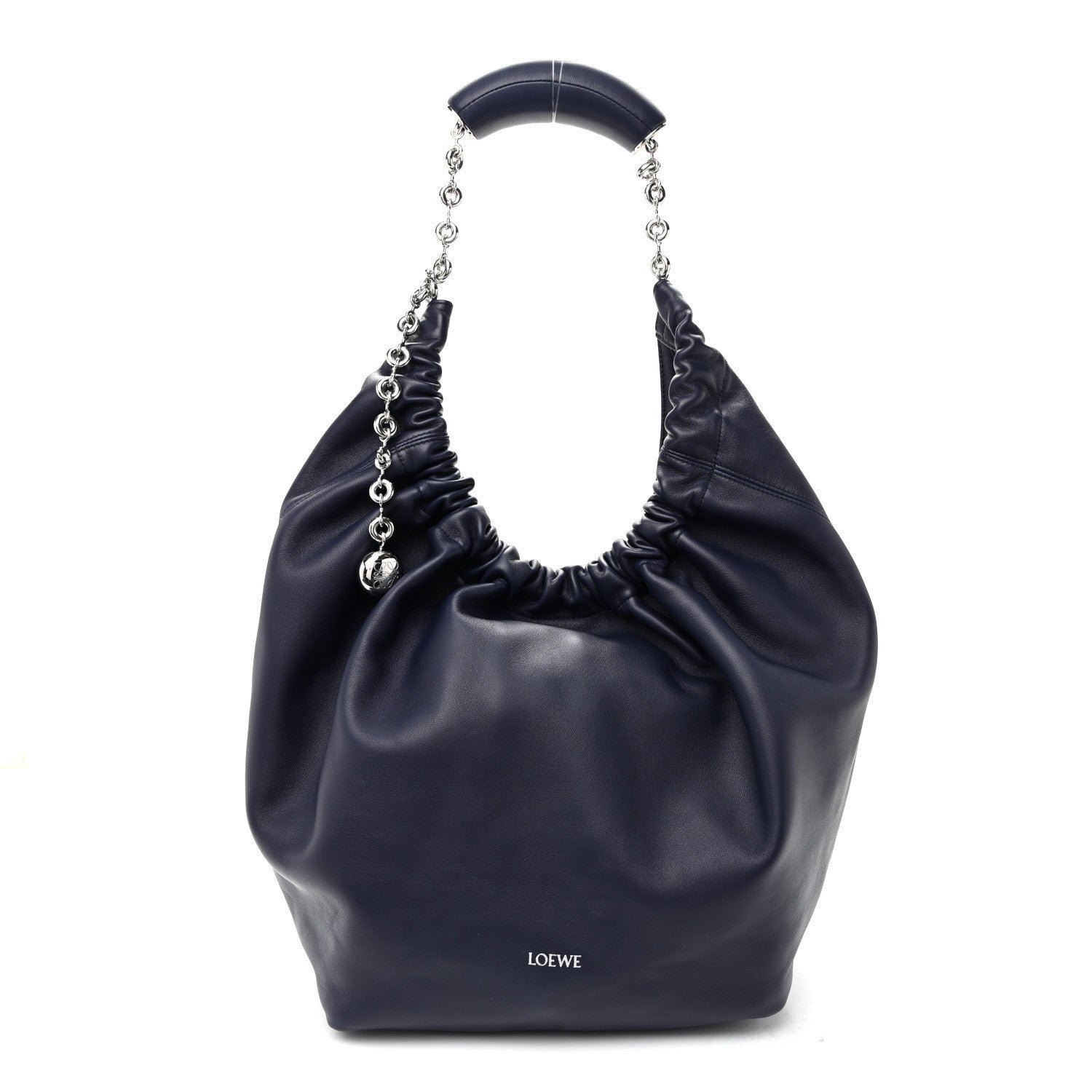 Loewe Nappa Small Squeeze Bag Abyss Blue
