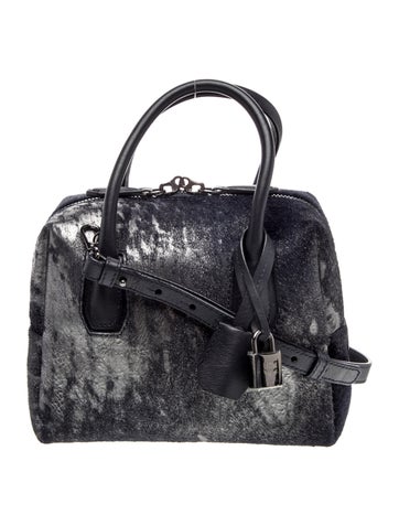 Ponyhair Top Handle Bag