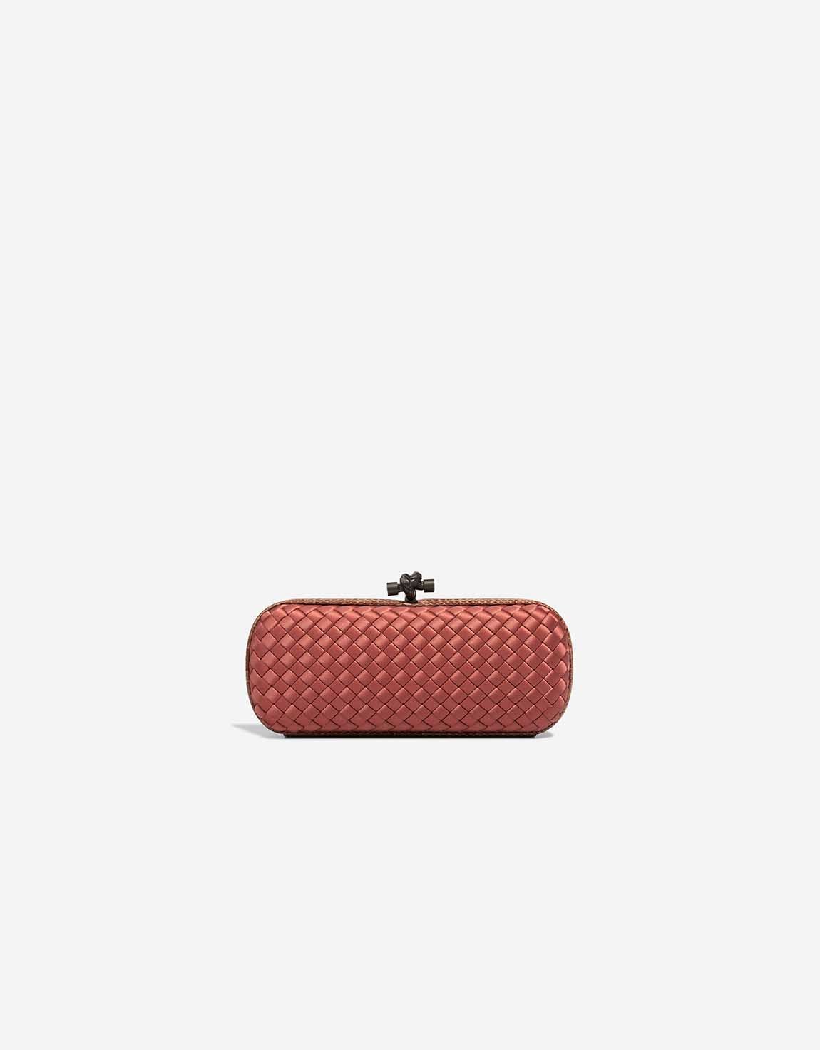 
		Knot Clutch Silk / Python Peach    
