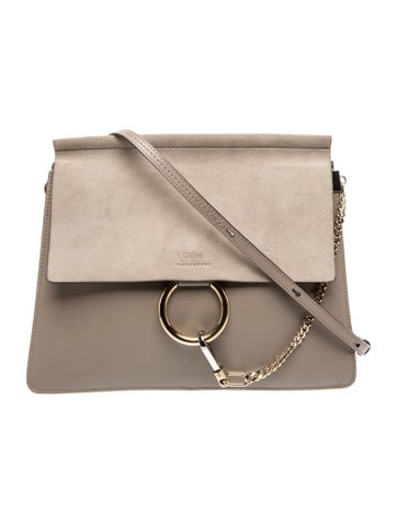 Chloe Leather Chloe Faye Shoulder Bag Medium w/ Tags