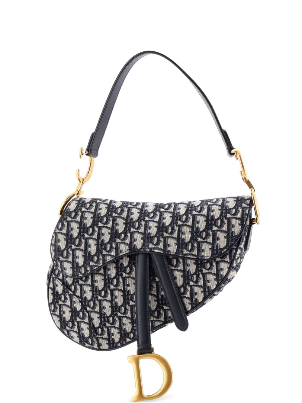 Dior Saddle Handbag Oblique Canvas Medium shoulder bag