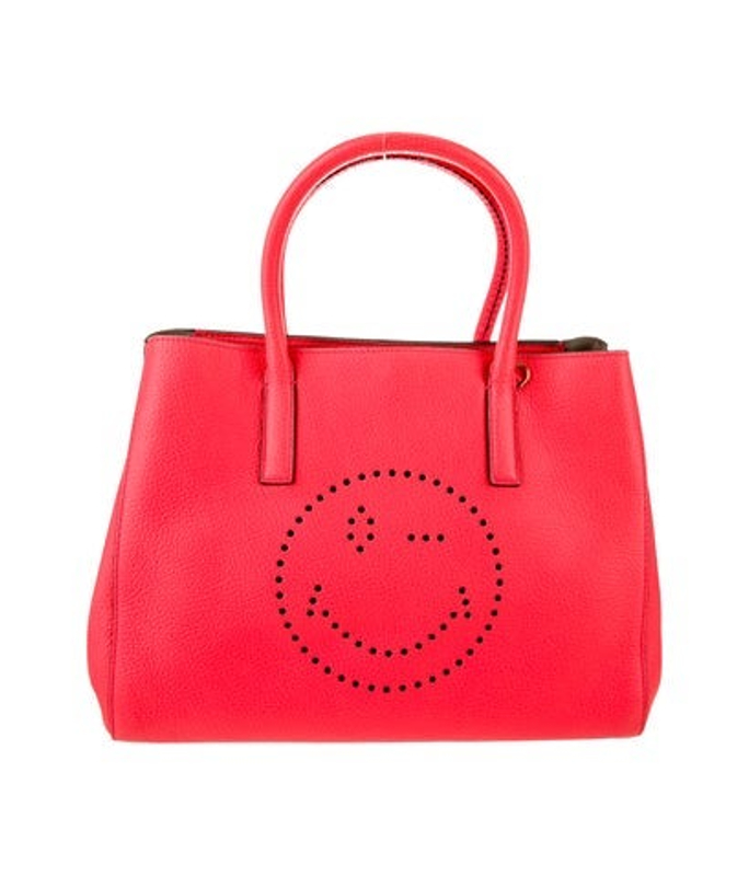Anya Hindmarch Hindmarch Leather Top Handle Bag