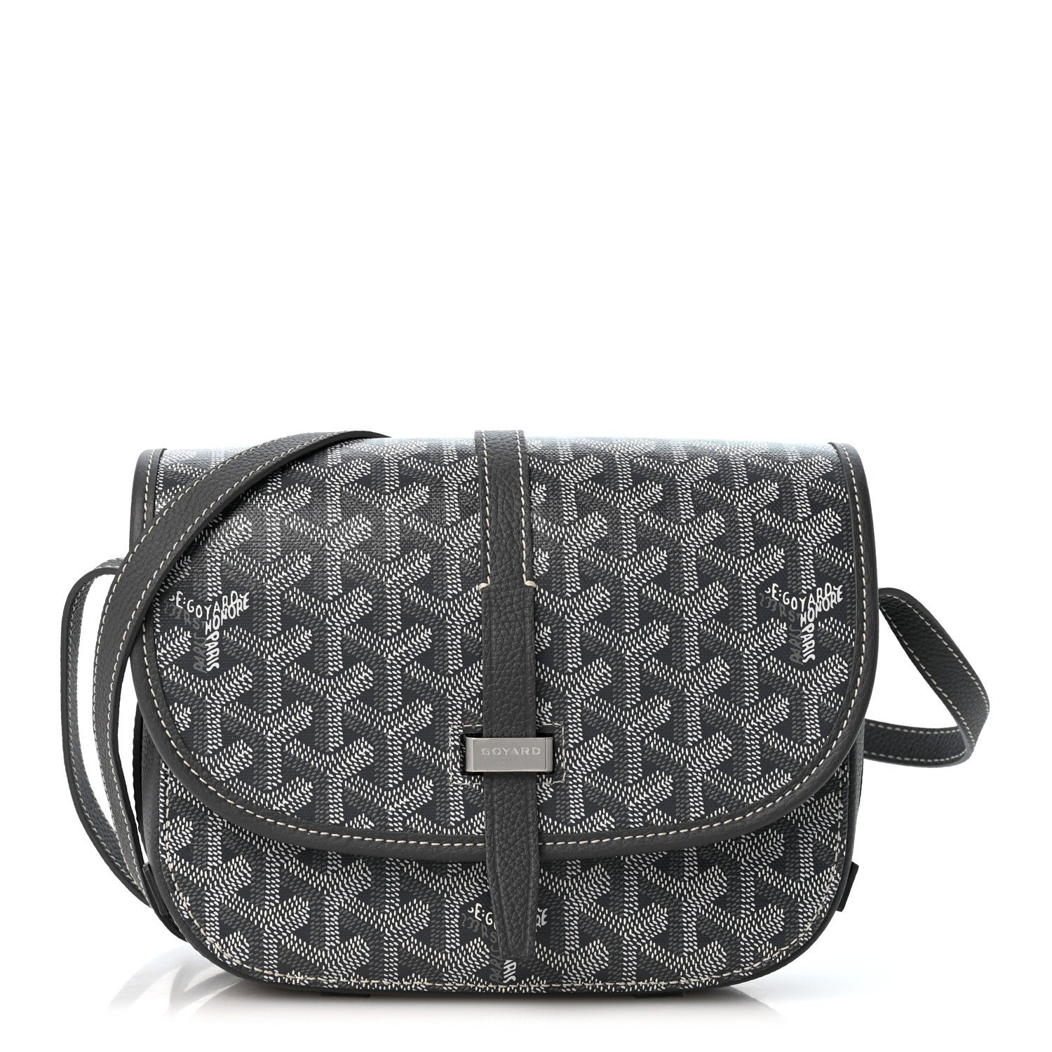 Goyard Goyard Goyardine Belvedere II PM Messenger Bag Gray