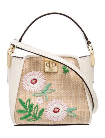 Raffia Crossbody Bag