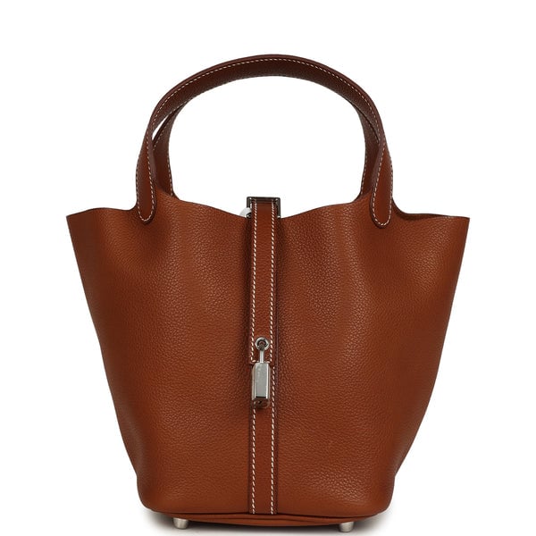 Hermes Hermes Picotin Lock 18 Fauve Barenia Faubourg Palladium Hardware