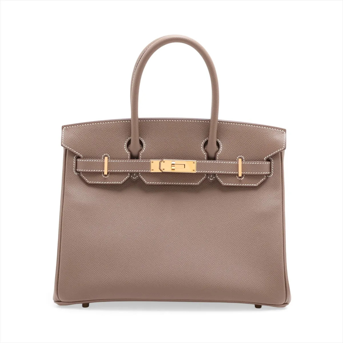 Hermès Birkin 30 Le Tournay Veau Epsom Etoupe Gold Metal Fittings