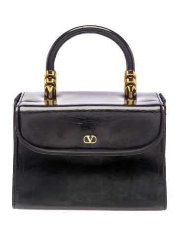 Leather Top Handle Bag Vintage