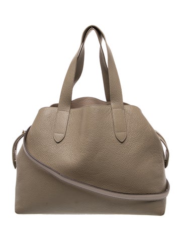 Leather Top Handle Bag