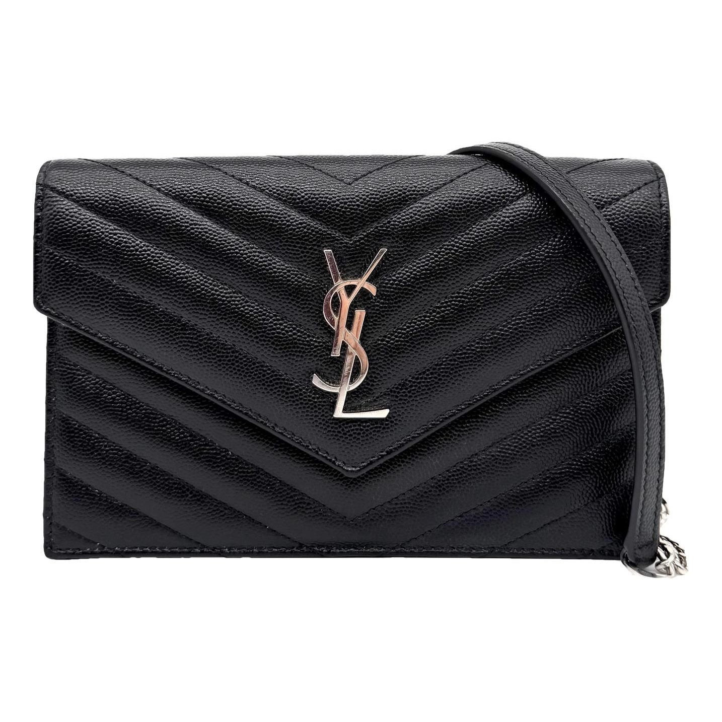 Portefeuille enveloppe leather crossbody bag