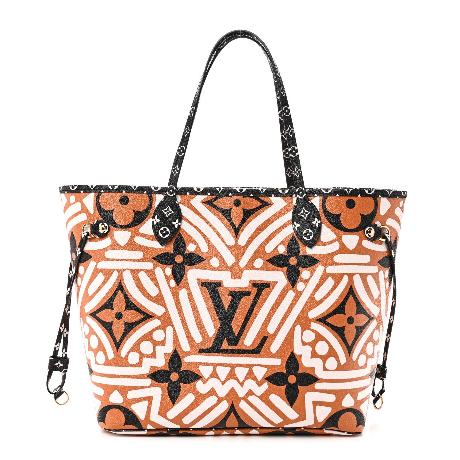 Louis Vuitton Monogram Giant Crafty Neverfull MM Creme Caramel