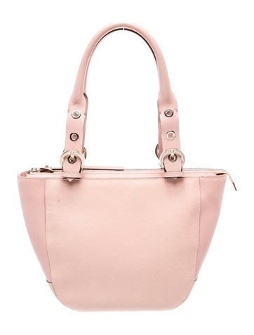 Ferragamo Saffiano Leather Bucket Bag