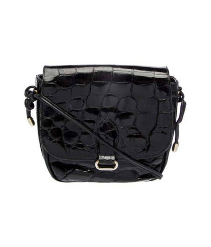 Zagliani Patent Leather Crossbody Bag