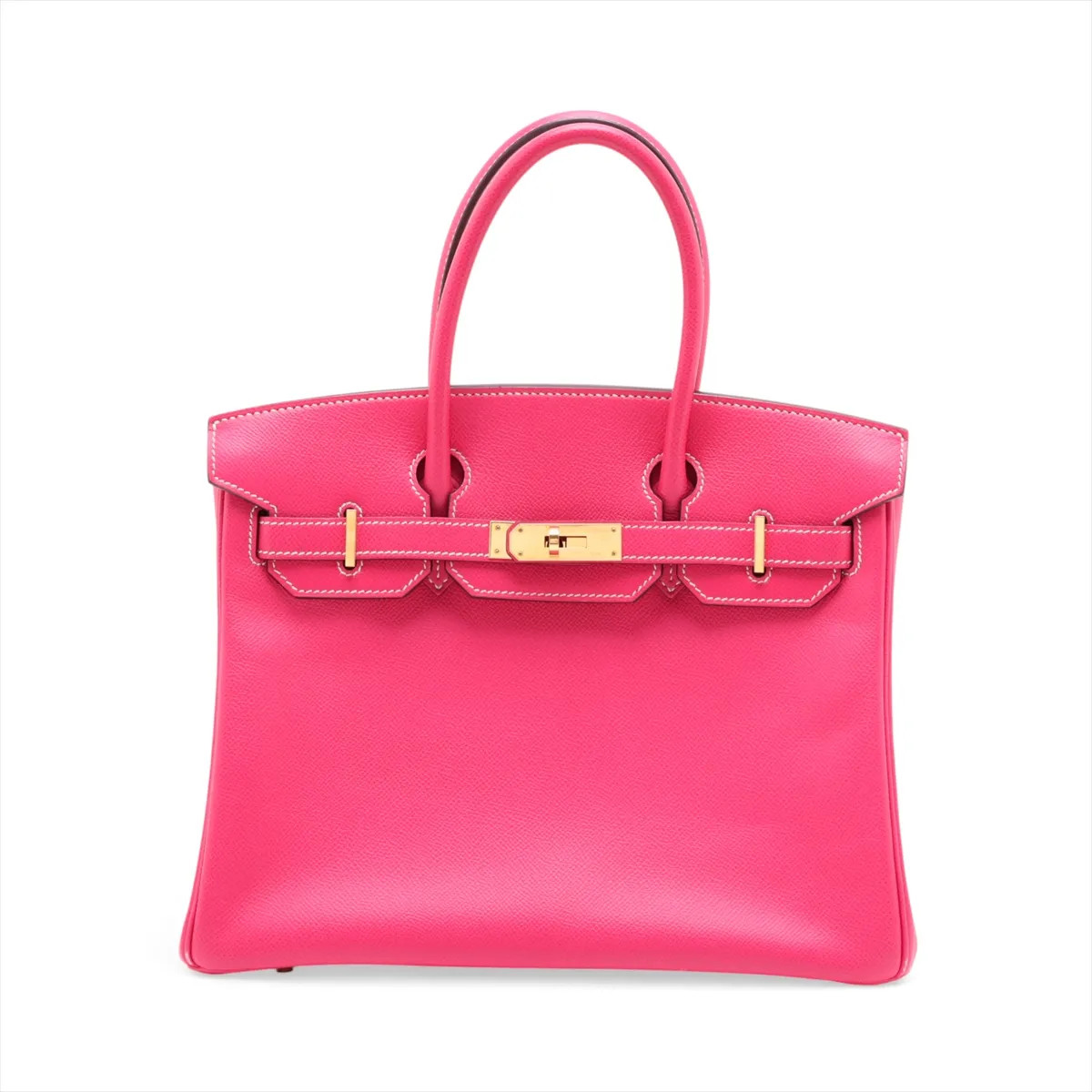 Hermès Birkin 30 Le Tournay Veau Epsom Rose tyrien Gold Metal Fittings