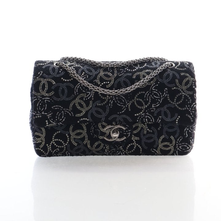 Chanel Medium Embellished CC Paris-Shanghai Pudong Classic Double Flap Bag