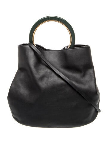 Leather Top Handle Bag