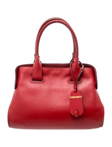 Leather Top Handle Bag