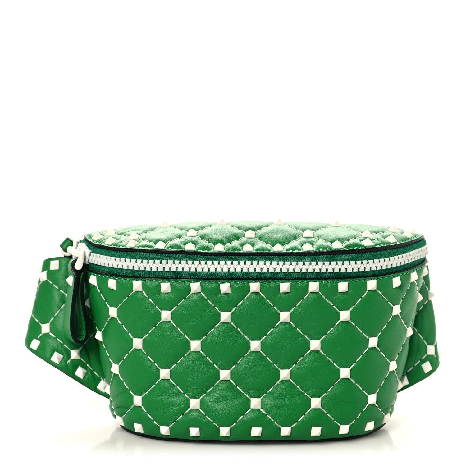 Valentino Garavani Nappa Free Rockstud Spike Belt Bag Peppermint