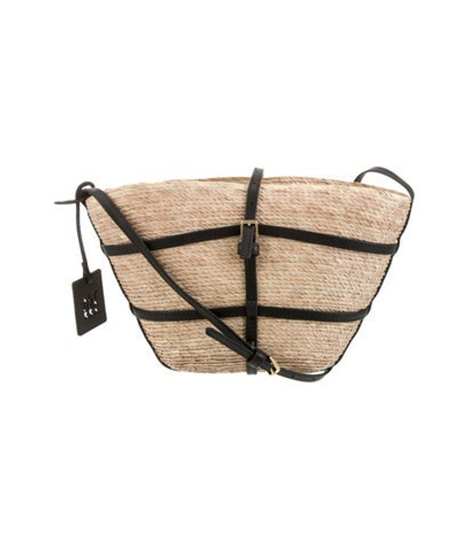 Altuzarra Straw Crossbody Bag W Tags