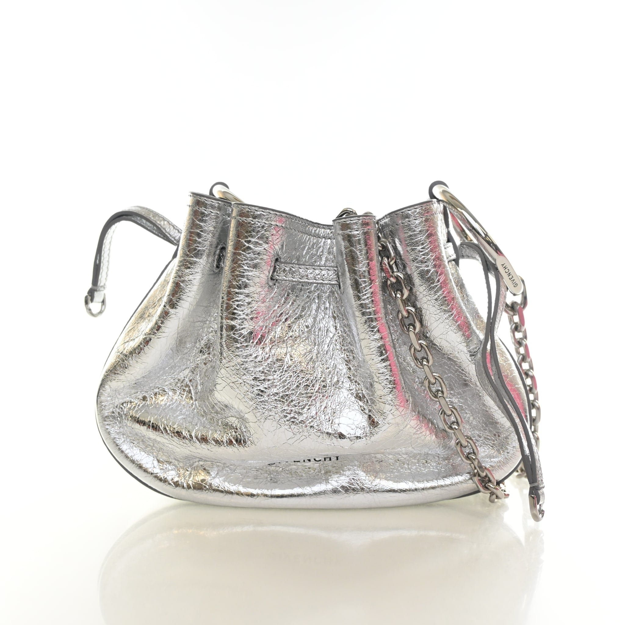 Givenchy Small Crinkled Calfskin Bucket Bag