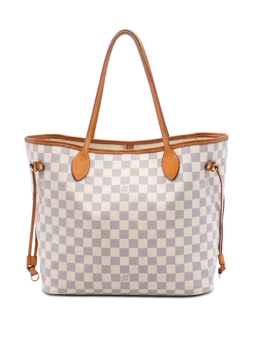 2011 Damier Azur Neverfull MM tote bag