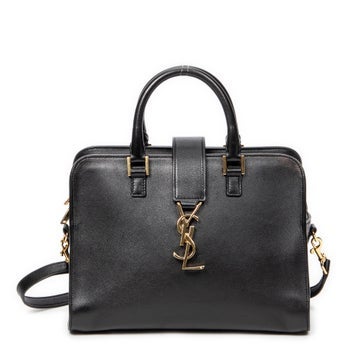 Leather Baby Monogram Cabas
