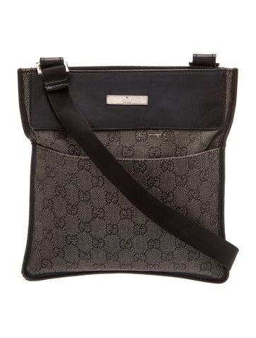 GG Denim Crossbody Bag