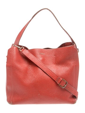 Furla Leather Top Handle Bag