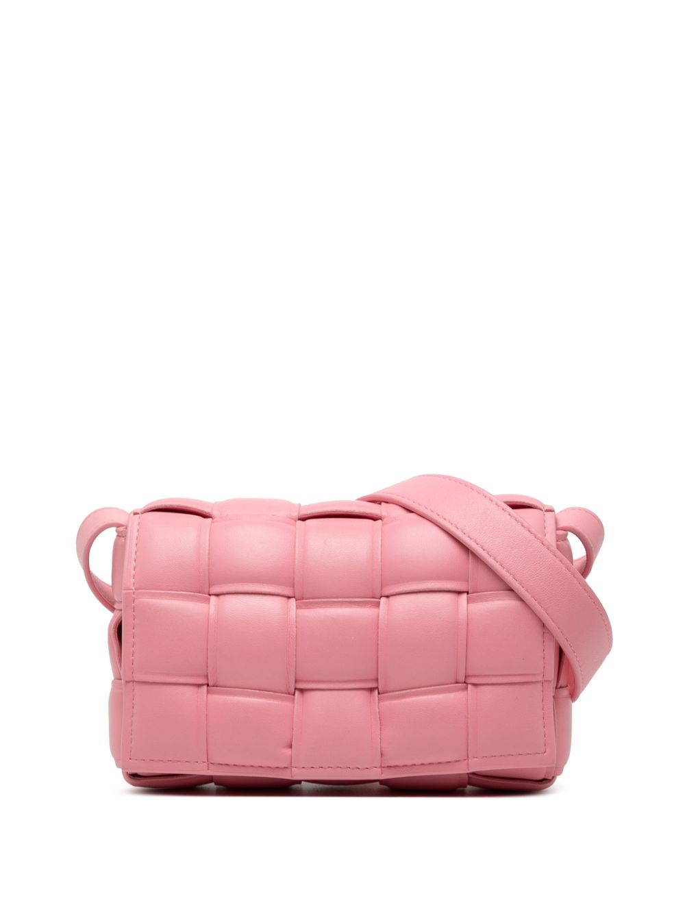 2010-2025 Small Nappa Intrecciato Padded Cassette crossbody bag