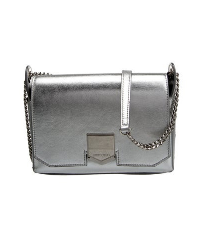 Jimmy Choo Choo Leather Clutch