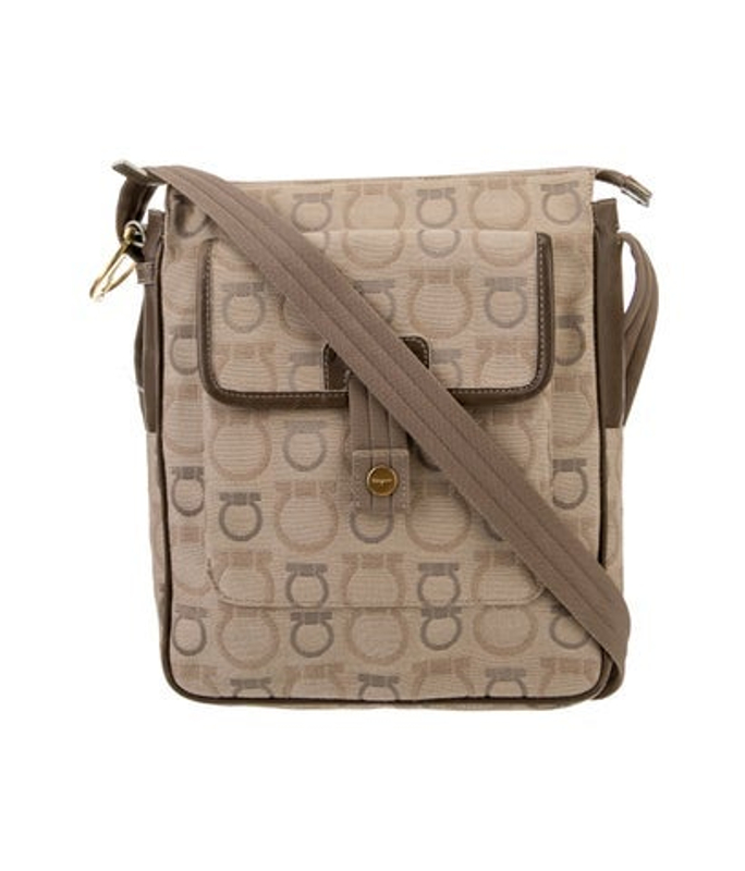 Salvatore Ferragamo Ferragamo Canvas Shoulder Bag