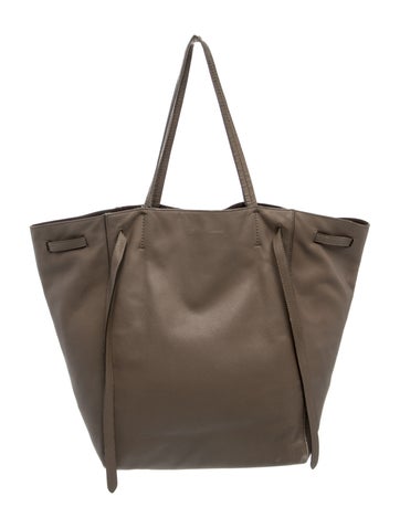 Leather Cabas Phantom w/Belt Small