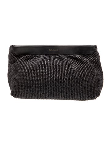 Raffia Clutch