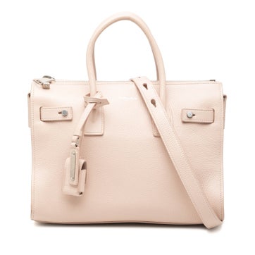 Calf Leather Baby Grained Calfskin Sac De Jour Satchel